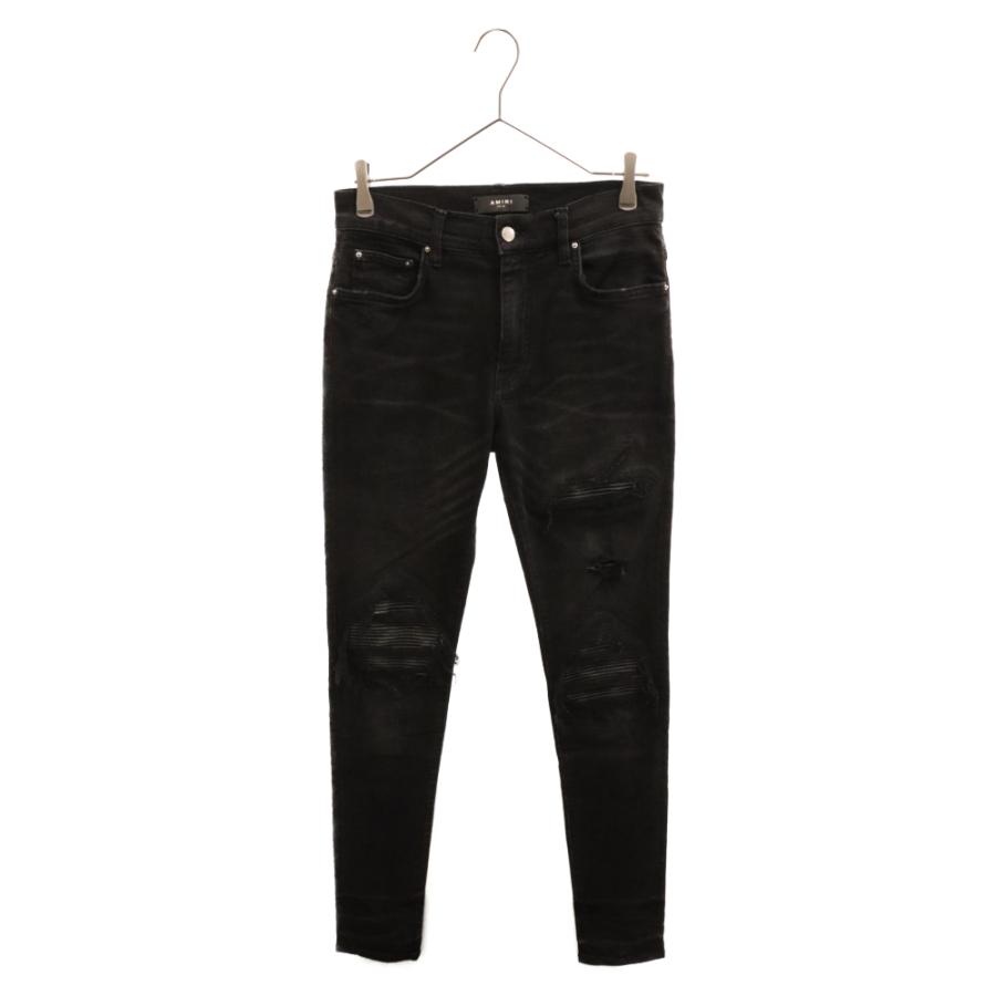 AMIRI（アミリ） MX1 ダメージ加工 コーティング バイカーデニムパンツ