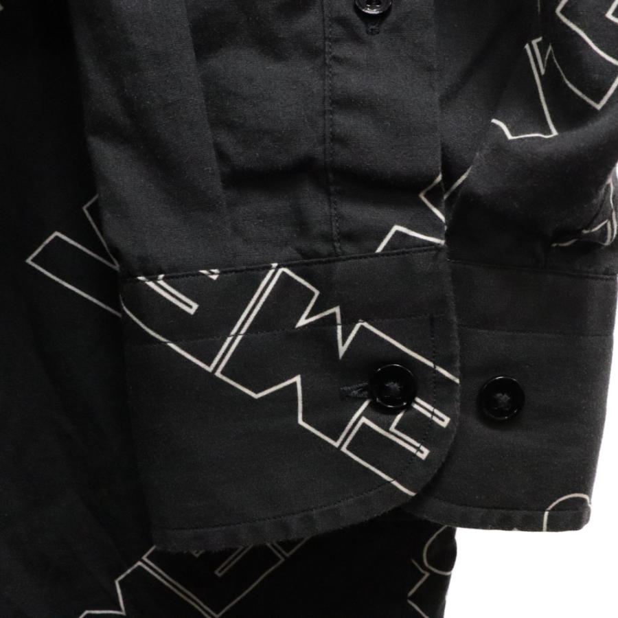 VETEMENTS ヴェトモン 18SS Logo Patterned Oversized Shirt VETEMENTS ヴェトモン 18SS Logo Patterned Oversized Shirt