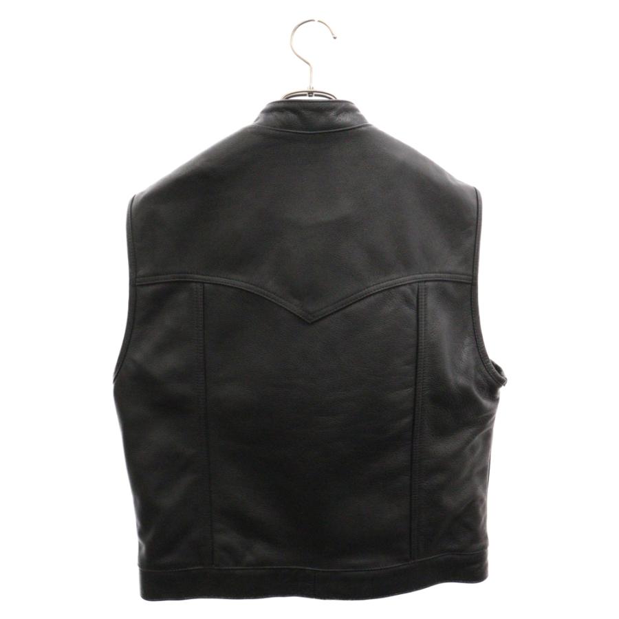 LIL JOES リルジョー SOA VEST レザーベスト ブラック 101298 : BRING
