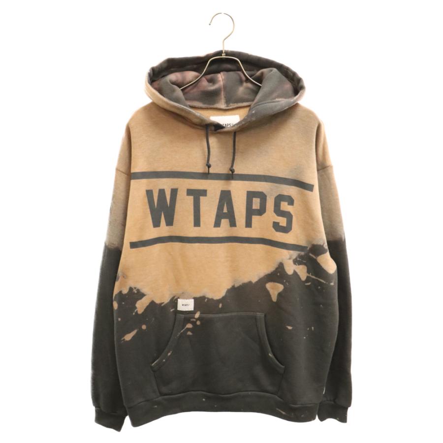 WTAPS ダブルタップス 18AW DESIGN HOODED TEAM ブリーチ ロゴプリント  