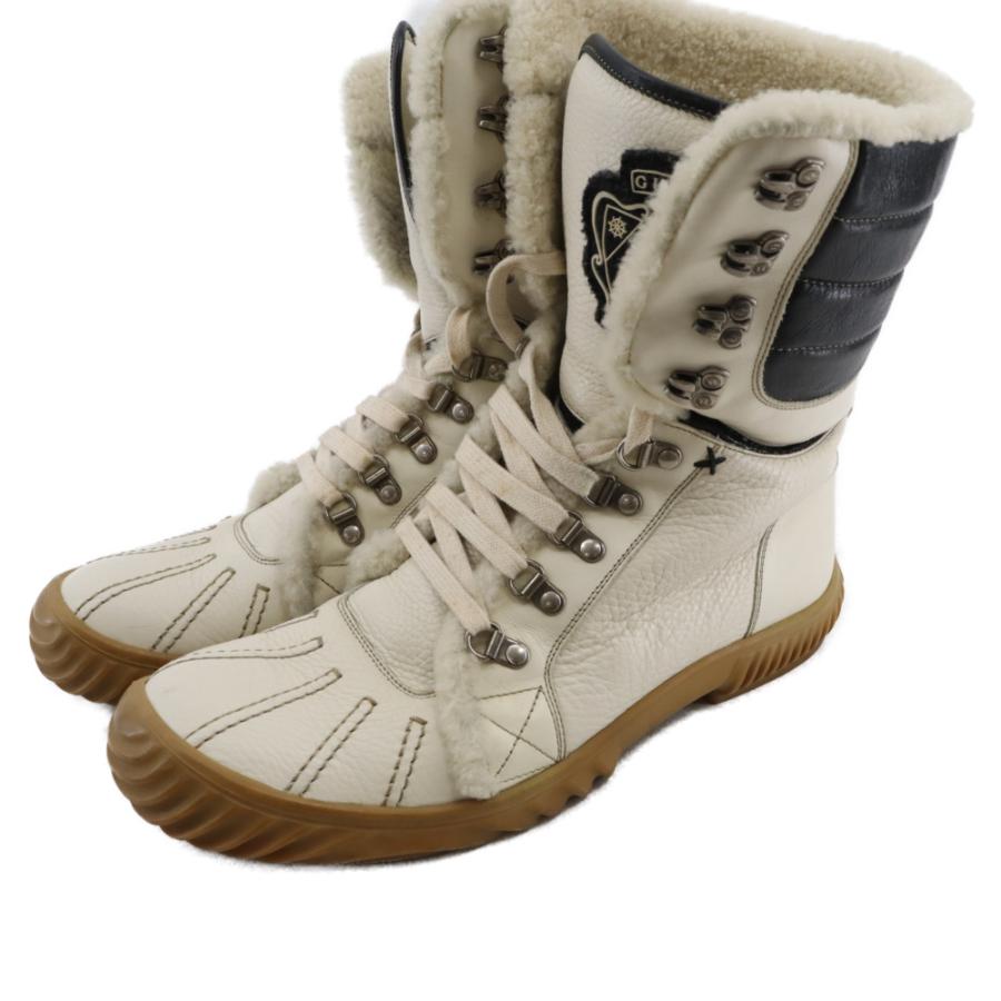 GUCCI グッチ 07AW フリーダジャンニーニ期 ボア スノーブーツ GUCCI グッチ 07AW フリーダジャンニーニ期 ボア スノーブーツ