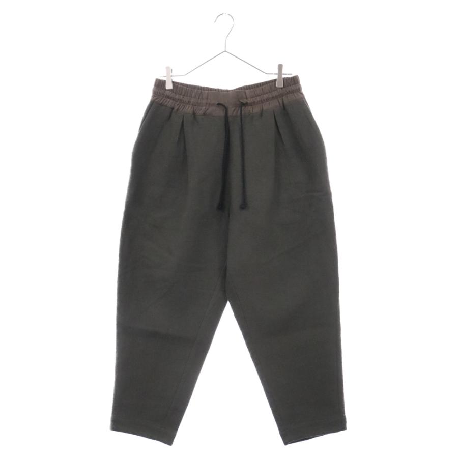 YANTOR ヤントル 18AW Cotton Linen Wool Taperd Gom Pants コットン