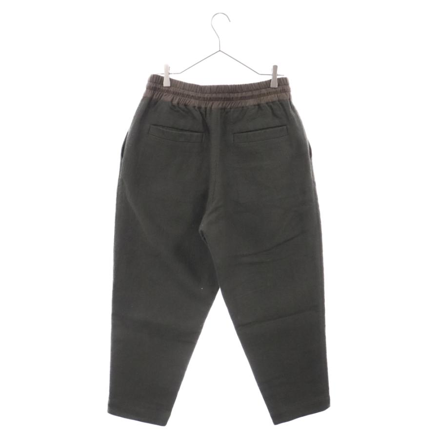 YANTOR ヤントル 18AW Cotton Linen Wool Taperd Gom Pants コットン