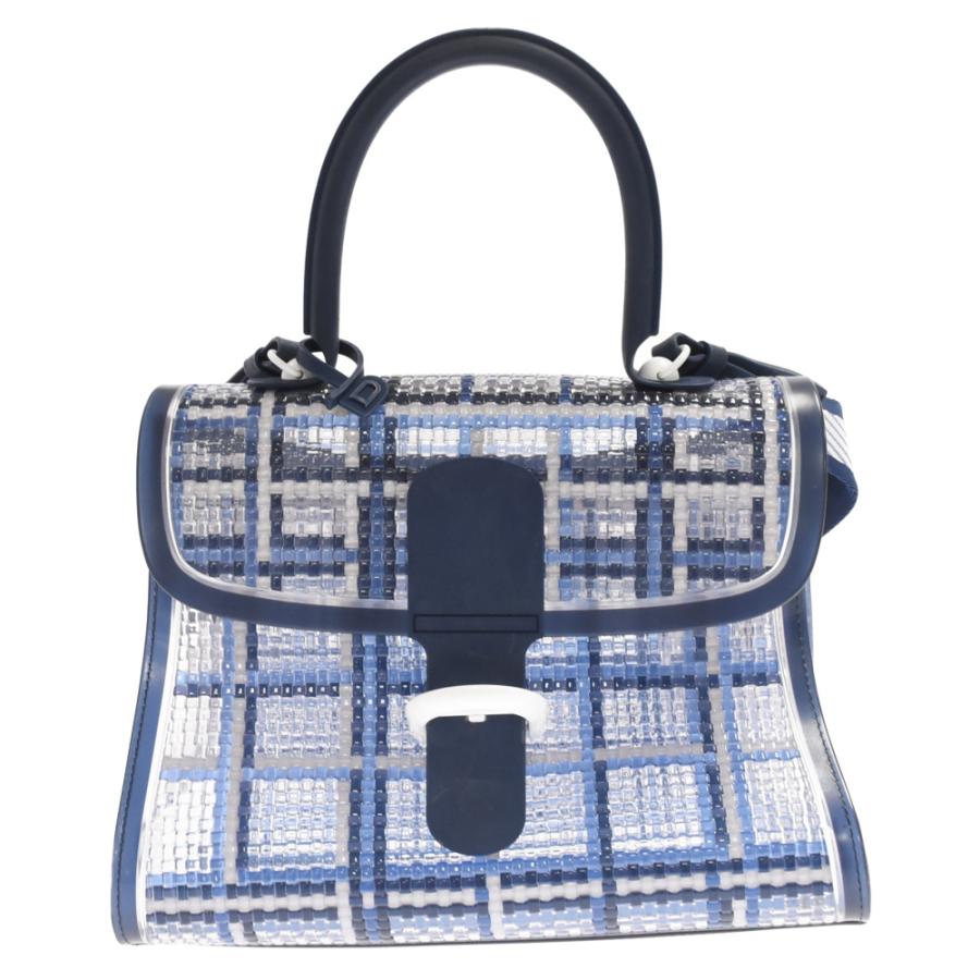 ✨極美品✨デルヴォー ブリヨンMM ドリーマークリア ギンガムチェック 2WAY ✨極美品✨デルヴォー ブリヨンMM ドリーマークリア ギンガムチェック