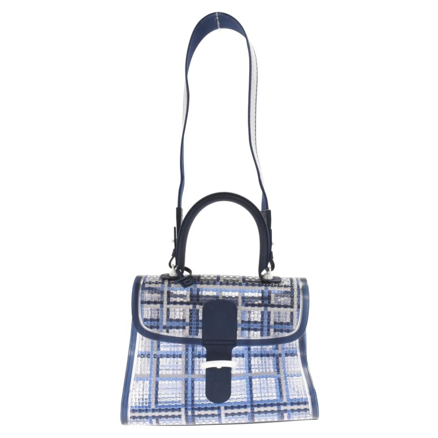 ✨極美品✨デルヴォー ブリヨンMM ドリーマークリア ギンガムチェック 2WAY ✨極美品✨デルヴォー ブリヨンMM ドリーマークリア ギンガムチェック