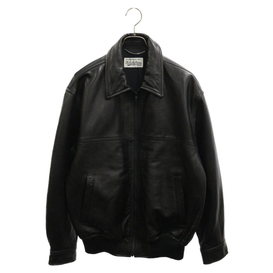 【極美品】ワコマリア　レザージャケット　本革　ブラック　黒　M 日本製 WACKO MARIA（ワコマリア） 23AW LEATHER JACKET レザージャケット