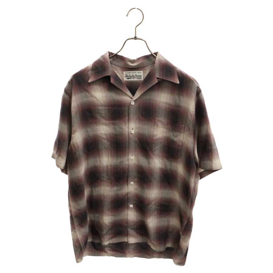 WACKO MARIA ワコマリア 24SS OMBRE CHECK OPEN COLLAR SHIRT WACKO MARIA ワコマリア 24SS OMBRE CHECK OPEN COLLAR SHIRT