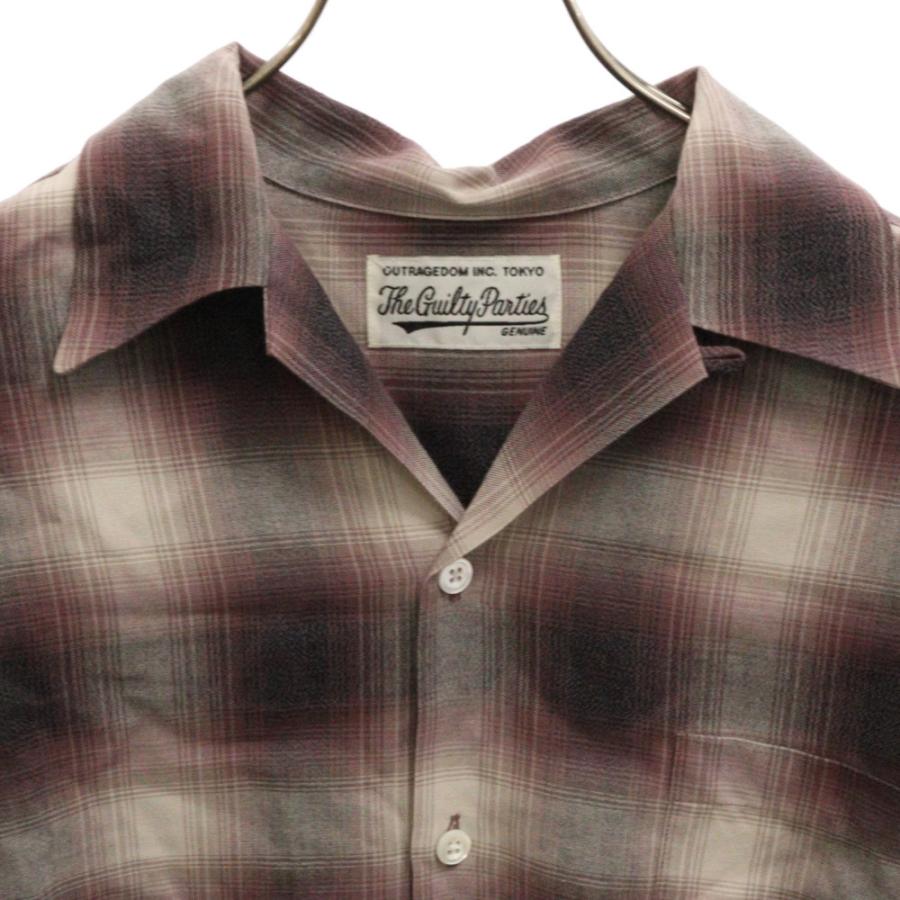 WACKO MARIA ワコマリア 24SS OMBRE CHECK OPEN COLLAR SHIRT WACKO MARIA ワコマリア 24SS OMBRE CHECK OPEN COLLAR SHIRT