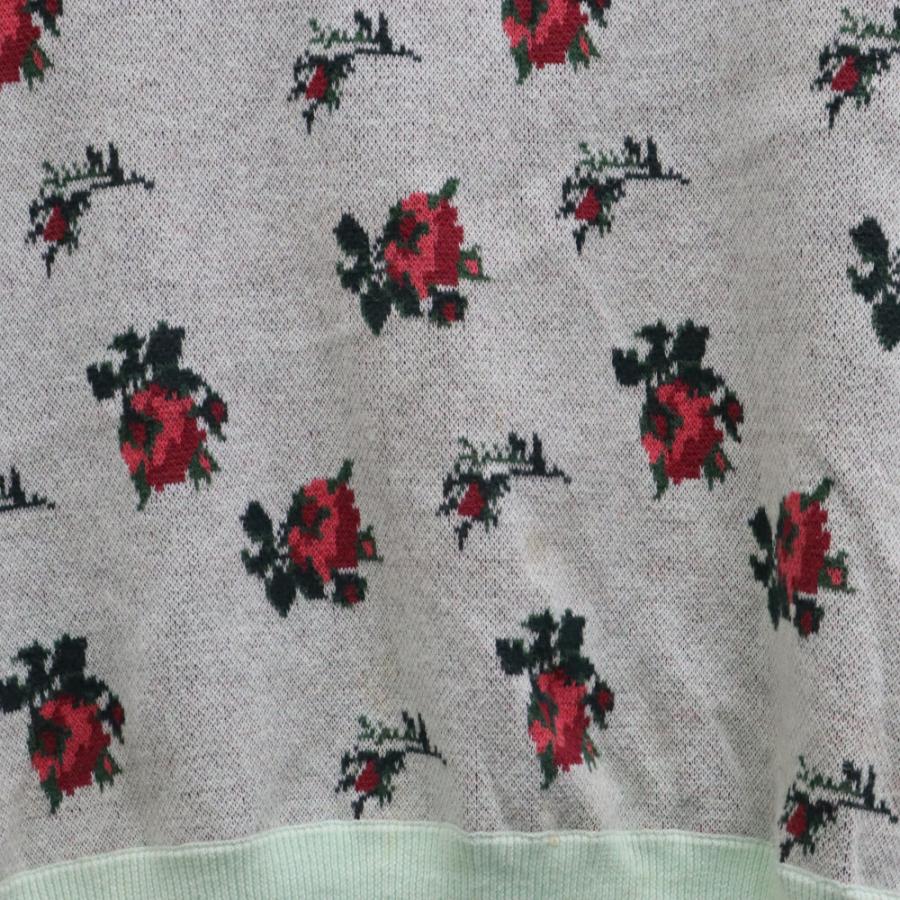 TTT_MSW ティーモダンストリートウェア 20AW FLOWER KNIT VEST 花柄 