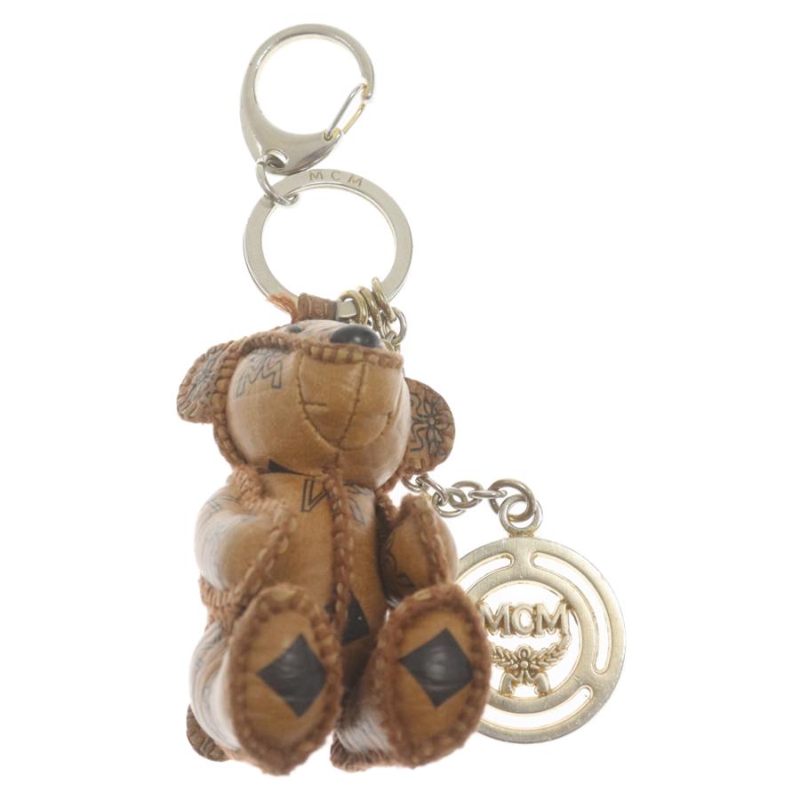 極美品 MCM ヴィセトス ベアー キーホルダー チャーム バックチャーム