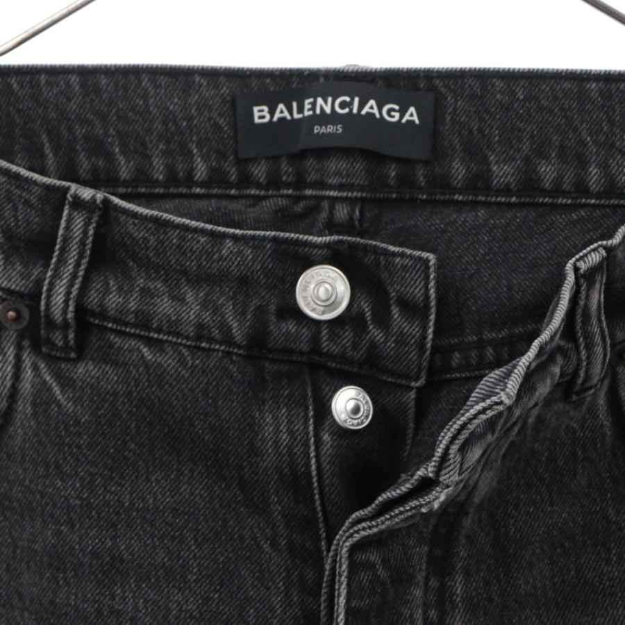 BALENCIAGA バレンシアガ ダメージ加工ウォッシュデニムパンツ 