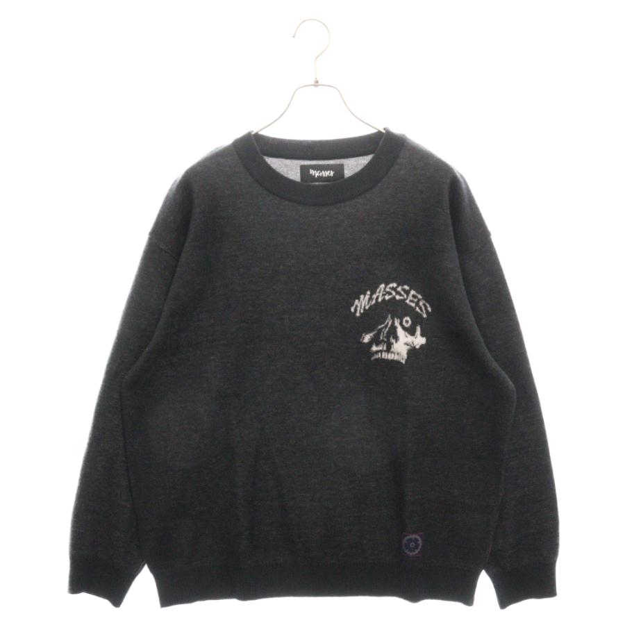 MASSES マシス ×M&M MASSES SWEATER 01 エムアンドエム クルーネック