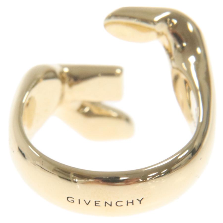 GIVENCHY ジバンシィ G CHAIN SILVERY GLITTER RING ツートーン  
