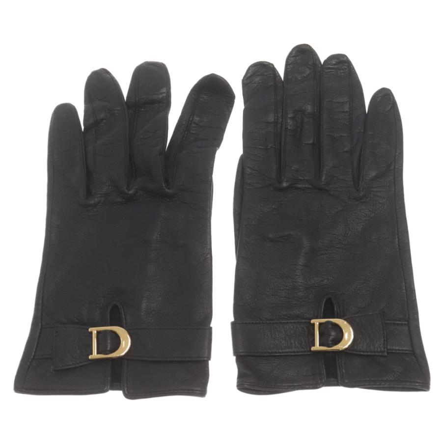 Christian Diorレザーグローブ手袋