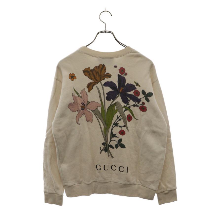 GUCCI グッチ 19SS フラワープリント クルーネック 長袖 