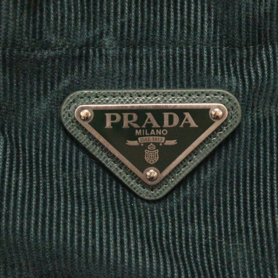 PRADA プラダ 21AW Triangle Logo Light Pad Velvet Shirt ロゴ PRADA プラダ 21AW Triangle Logo Light Pad Velvet Shirt ロゴ