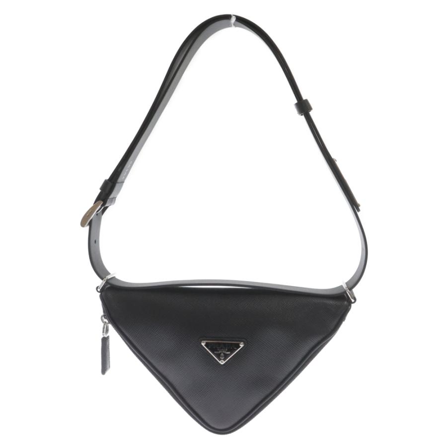 プラダ SAFFIANO CUIR サフィアーノ トライアングルロゴ 三角プレート 