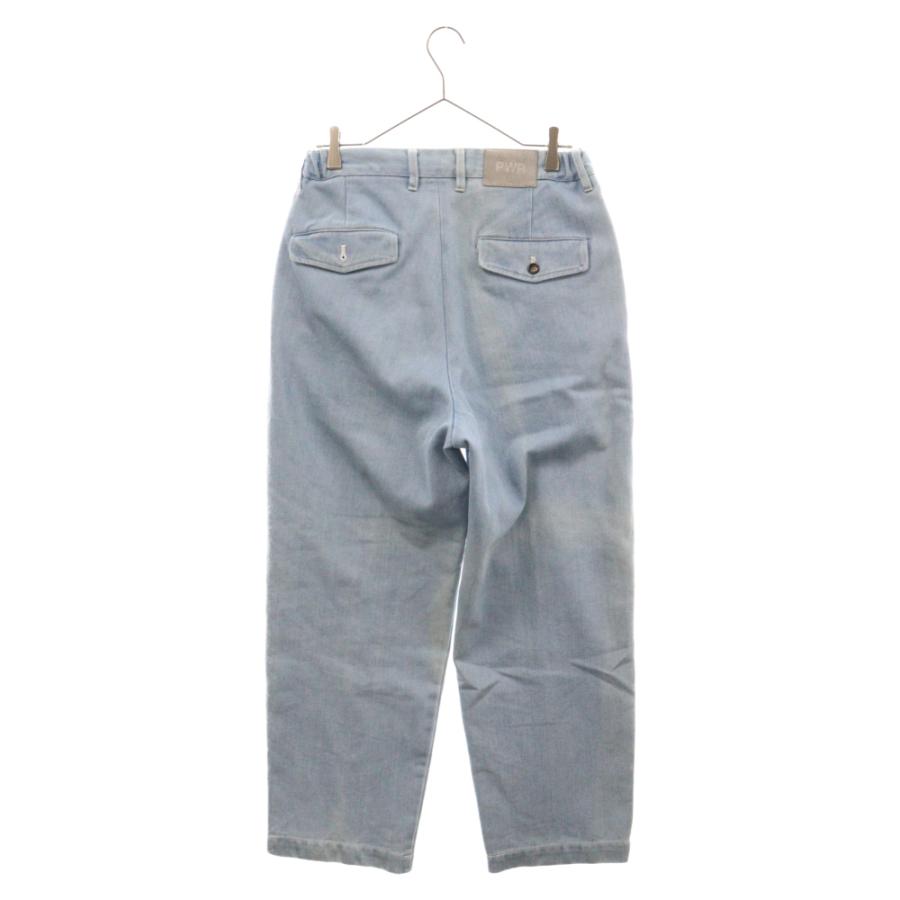 PWA プア BEAMS 別注 HIGH TWIST DENIM SLACKS ハイ ツイスト デニム 