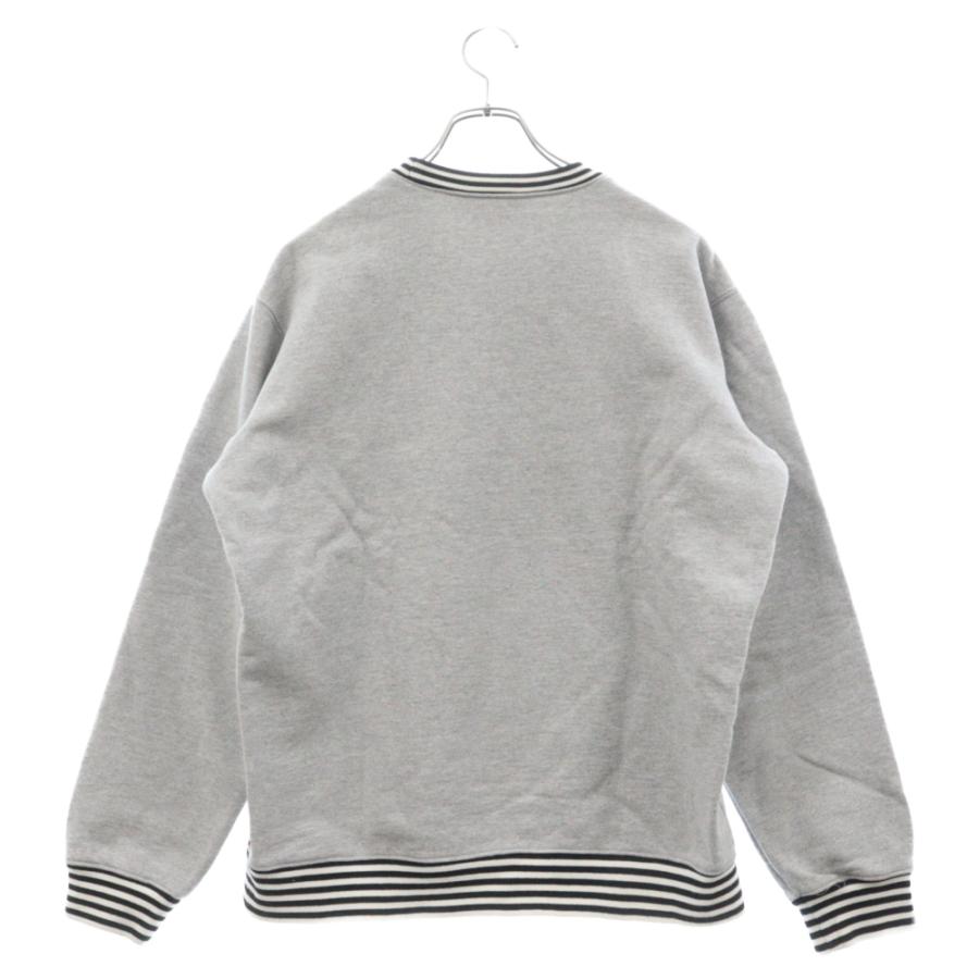 Supreme（シュプリーム） 14AW Classic Logo Striped Rib Crewneck