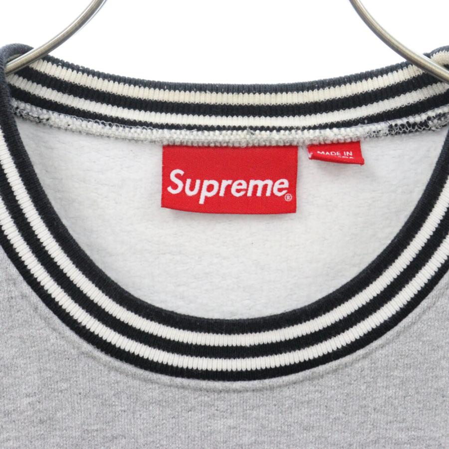 Supreme（シュプリーム） 14AW Classic Logo Striped Rib Crewneck