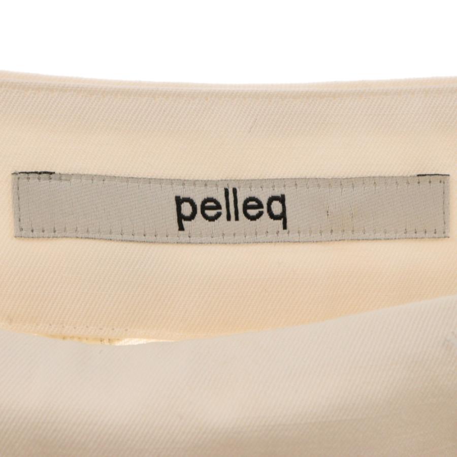 pelleq ペレック バイアス フリンジ サロペット ワンピース ベージュ 