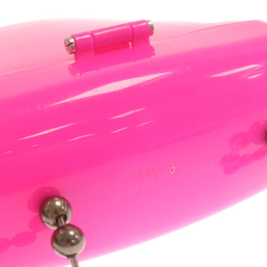 パームエンジェルス MINI FUCHSIA PADLOCK BAG ロゴプリント ボール