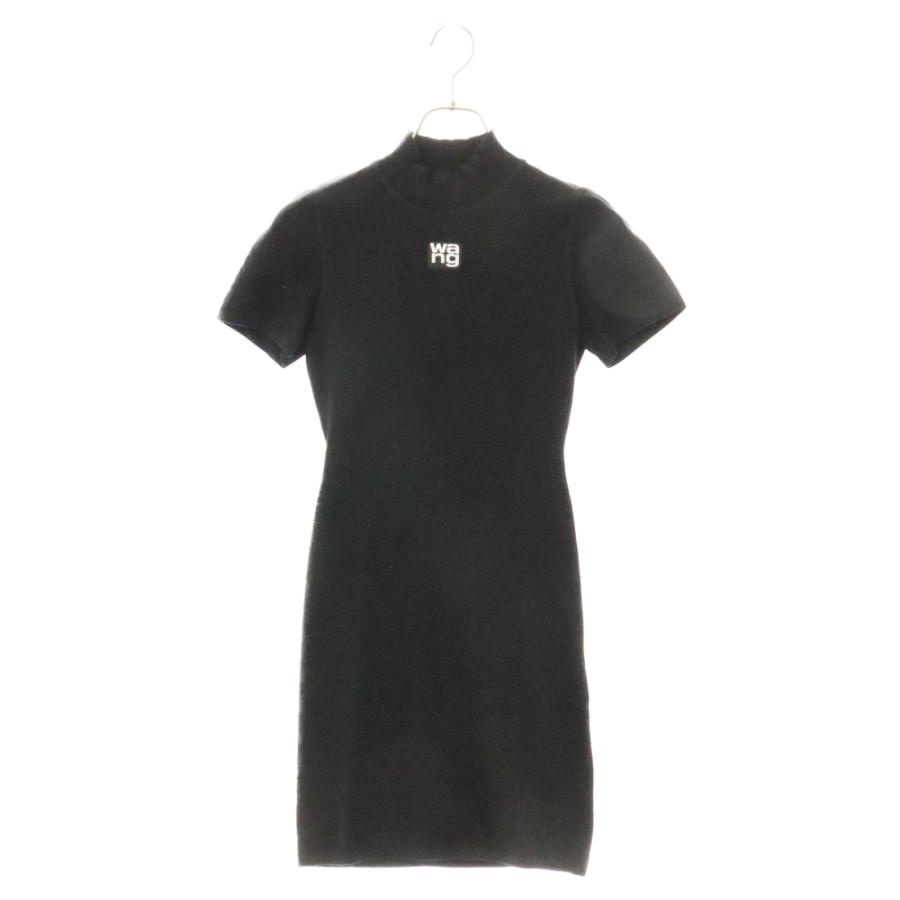 ALEXANDER WANG アレキサンダーワン ロゴパッチ ボディコン ハイネック  
