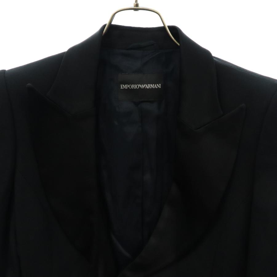 EMPORIO ARMANI エンポリオアルマーニ ピークドラペル リボン デザイン 