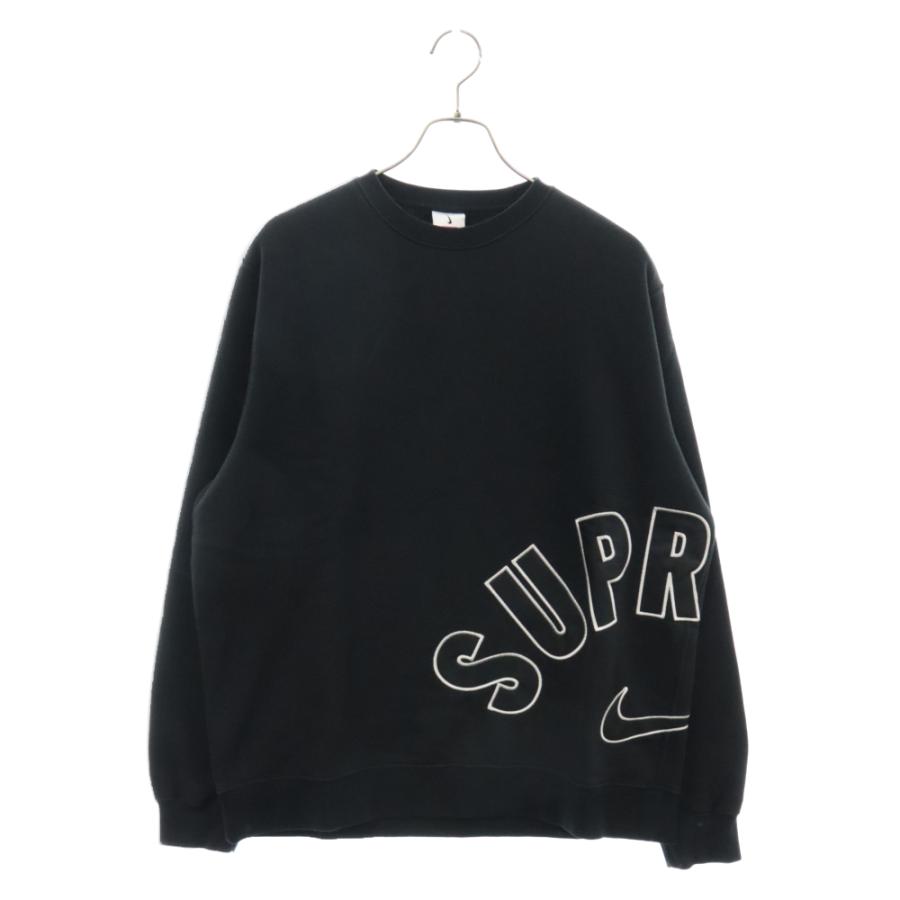 SUPREME NIKE クルーネック トレーナー ブラック