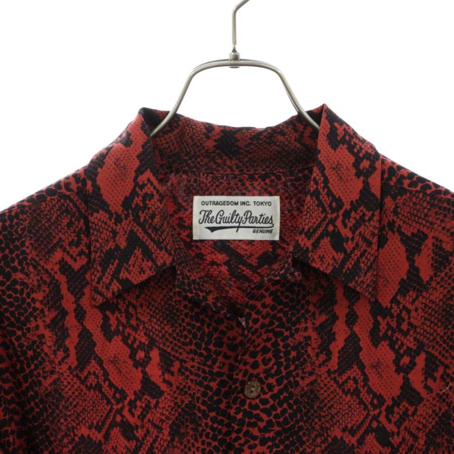 WACKO MARIA ワコマリア 22AW HAWAIIAN SHIRT L/S TYPE-2 パイソン柄 
