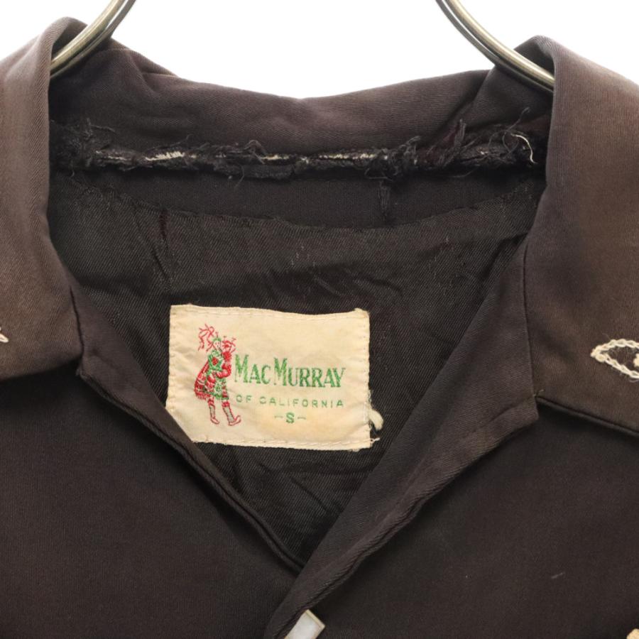 MAC MURRAY マクマリー 50S フロントボタン ウエスタン レーヨン  