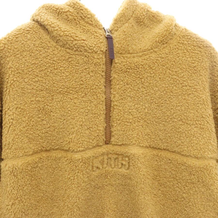 KITH キス 21AW ボォンド シェルパ クォーター ジップ フーディー ボア 