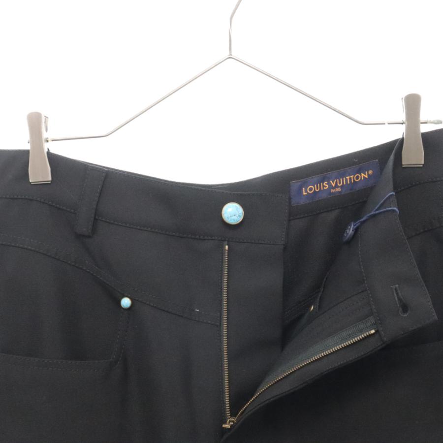 LOUIS VUITTON 24AW ターコイズ装飾 テーラード ウール ワーク LOUIS VUITTON 24AW ターコイズ装飾 テーラード ウール ワーク
