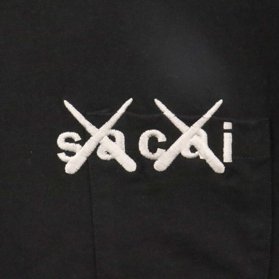 sacai（サカイ） 21AW ×KAWS カウズ ロゴエンブロイダリー フロント