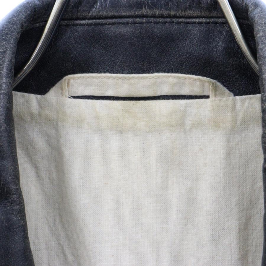 RAF SIMONS（ラフ シモンズ） 20SS カウレザー ライダース ベスト