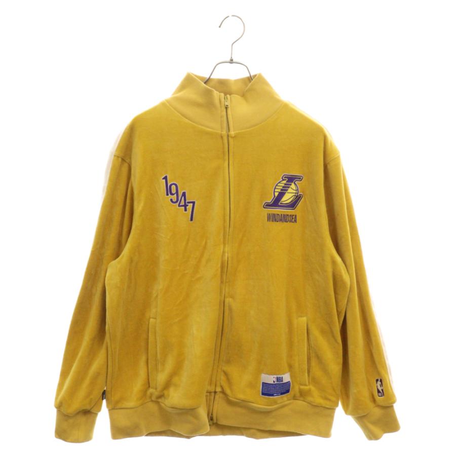 WIND AND SEA ウィンダンシー × NBA LAKERS VELOUR JACKET WIND AND SEA ウィンダンシー × NBA LAKERS VELOUR JACKET