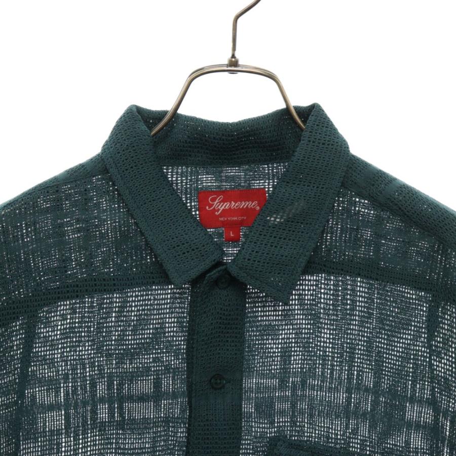 Supreme SUPREME シュプリーム 23SS Mesh Stripe S/S Shirt メッシュ 