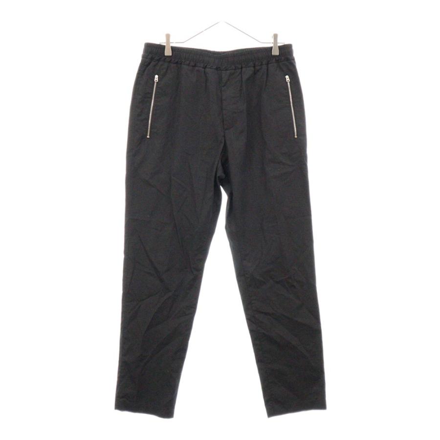ステラマッカートニー ナイロン黒 ストレートパンツ ジッパーポケット付き ステラマッカートニー ナイロン黒 ストレートパンツ ジッパー