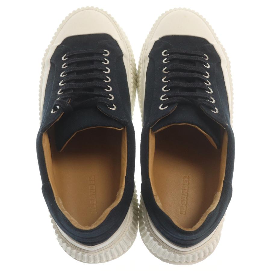JIL SANDER ジルサンダー 22SS 厚底 キャンバス ローカット スニーカー 