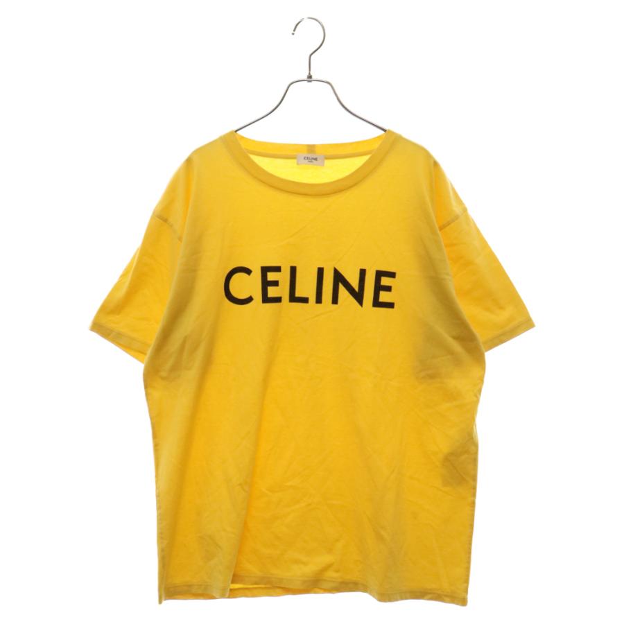 CELINE (セリーヌ) 22AW ルーズフィット ロゴプリント半袖Tシャツ
