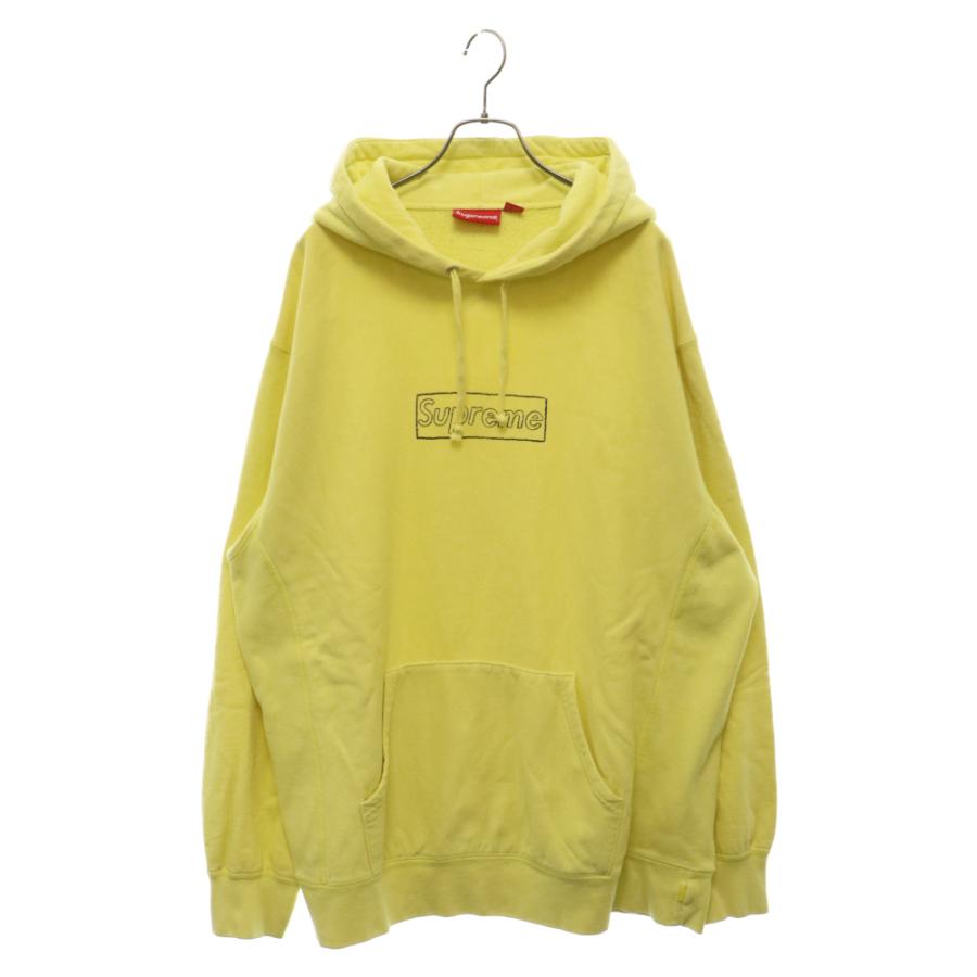 SUPREME シュプリーム 21SS KAWS Chalk Logo Hooded Sweatshirt カウズ  