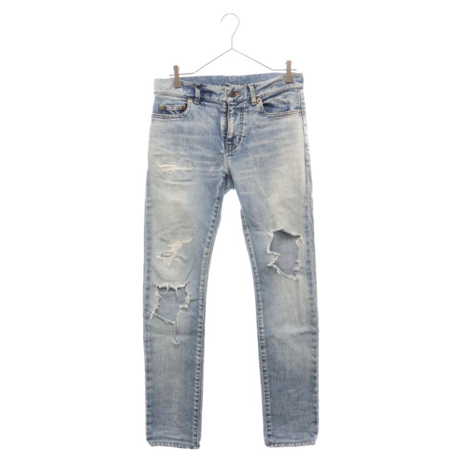 SAINT LAURENT PARIS サンローランパリ 17SS クラッシュ ダメージ加工