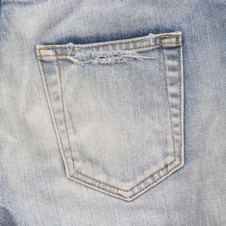 SAINT LAURENT PARIS サンローランパリ 17SS クラッシュ ダメージ加工