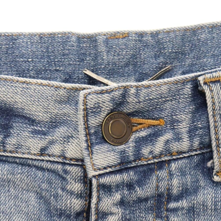 SAINT LAURENT PARIS サンローランパリ 17SS クラッシュ ダメージ加工