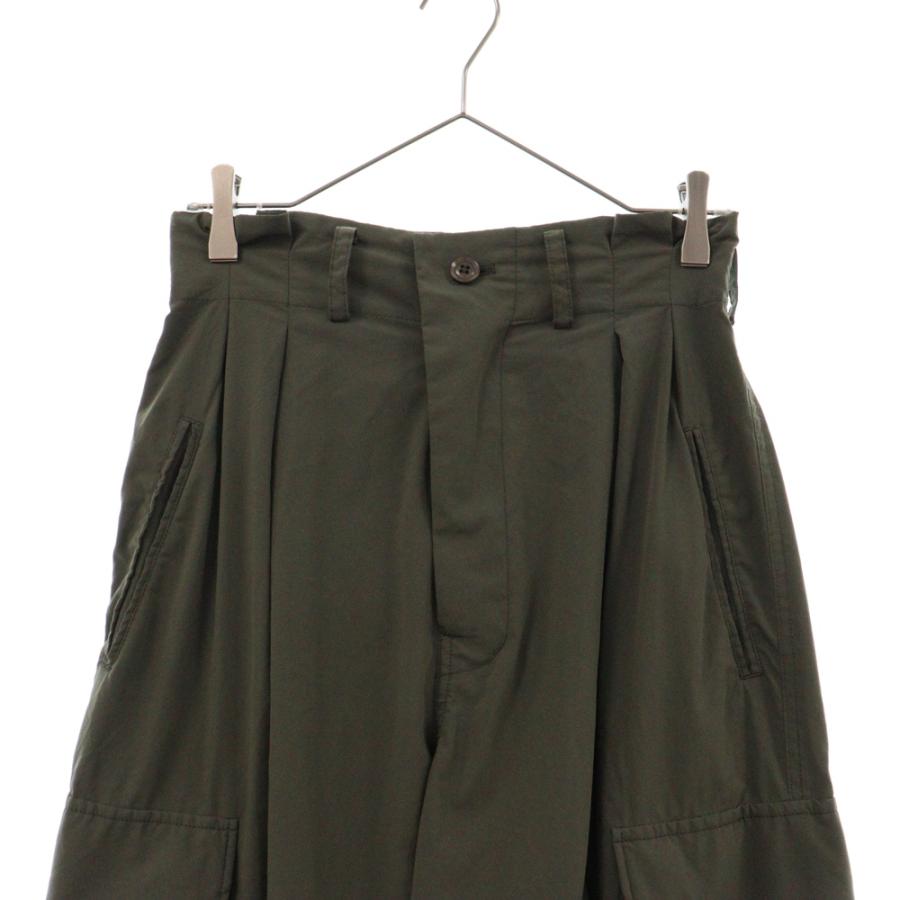 Y's（ワイズ） 22SS ポリエスエル カーゴパンツ カーキ YG-P04-900