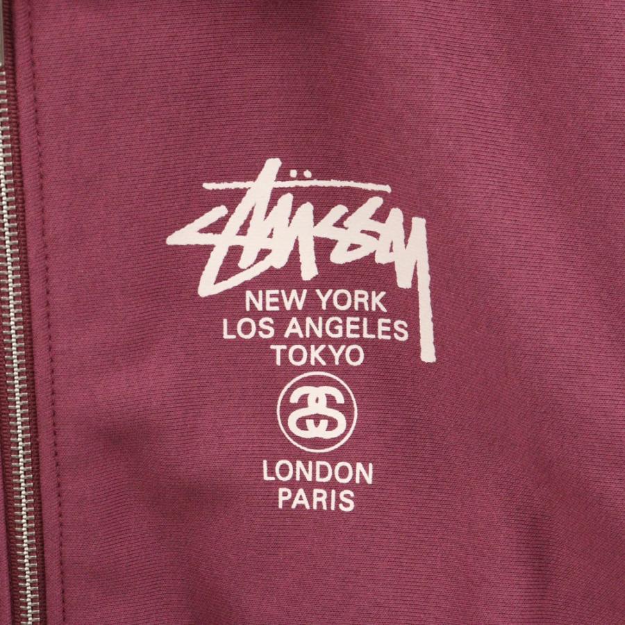 STUSSY ステューシー 24SS WORLD TOUR ZIP HOOD Berry ワールド STUSSY ステューシー 24SS WORLD TOUR ZIP HOOD Berry ワールド
