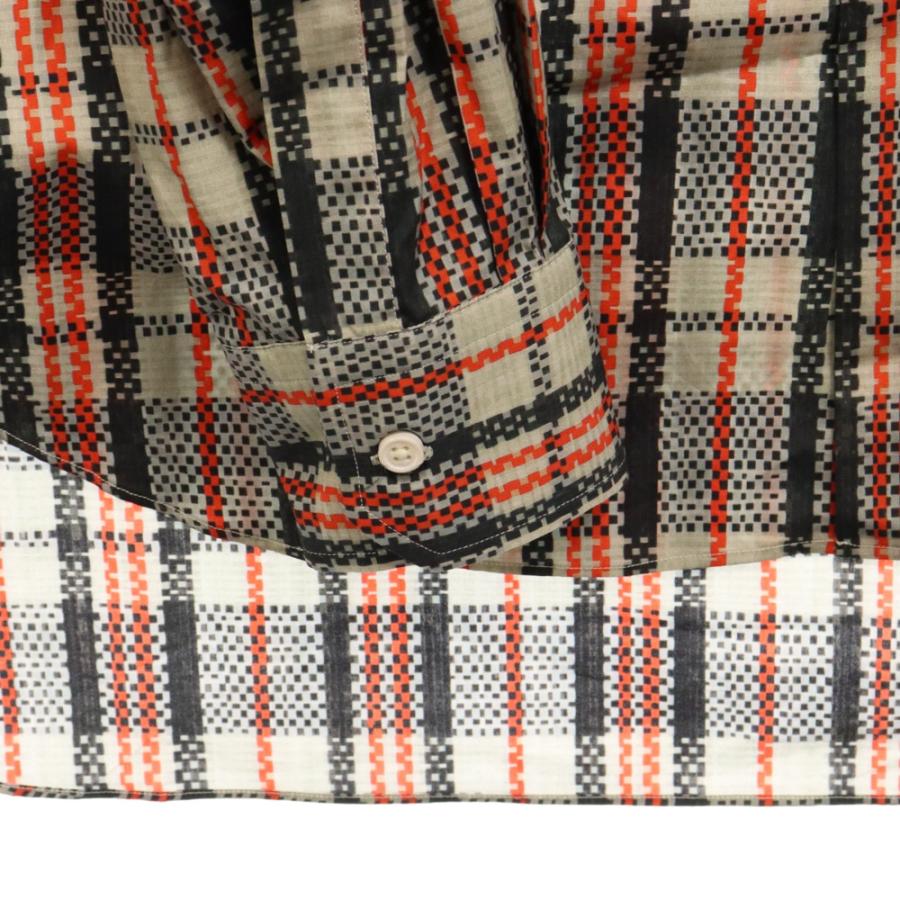 VETEMENTS ヴェトモン 23SS BARBES SHIRT チェック柄 オーバーサイズ 