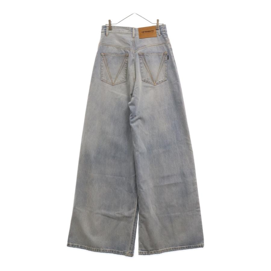 VETEMENTS ヴェトモン 23SS Plain Baggy Jeans ワイド バギーデニム 