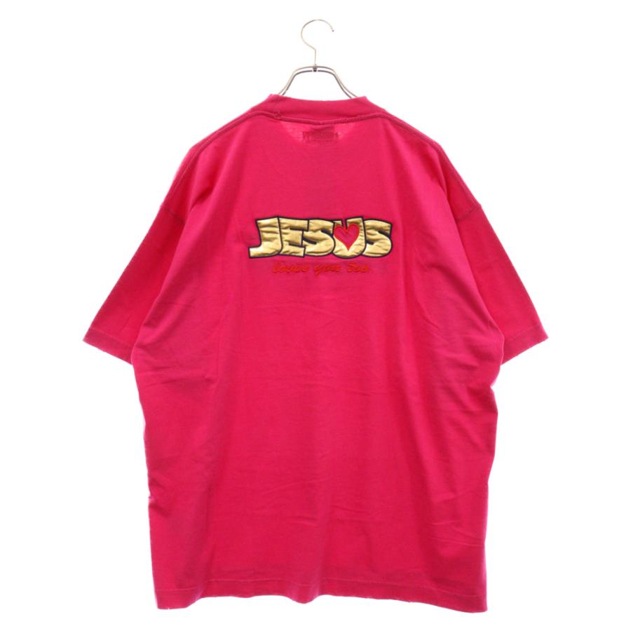 VETEMENTS ヴェトモン 23SS Jesus Loves You T-shirt ジーザス 刺繍 