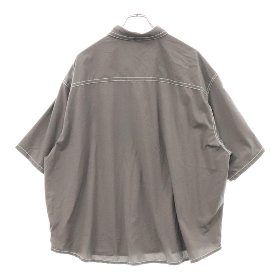Danke Schon ダンケシェーン ステッチデザイン ナイロン 半袖シャツ 